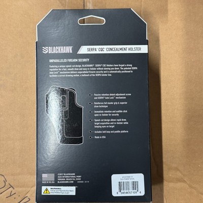 Blackhawk Serpa CQC Sig P365/P365XL Right Hand Holster - 410570BK