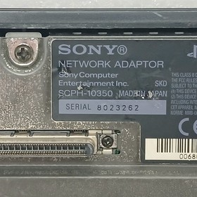 OEM Sony PlayStation 2 PS2 Network HDD Adapter Tested and Working Ethernet Port