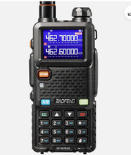 Baofeng UV-5G Plus GMRS Radio  5W  2500mAh USB-C Battery  LOT OF NINE