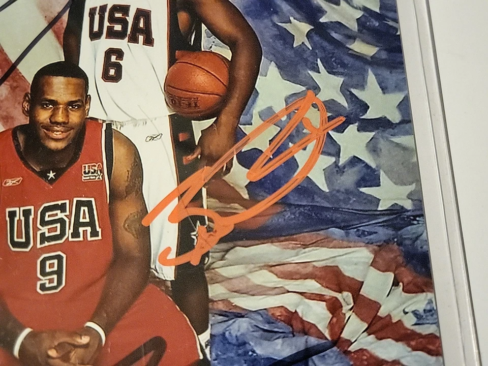 Lebron, Anthony & Wade Hand-Signed Autographed 8x10 Photograph W/COA Olympics - Image 4 of 4
