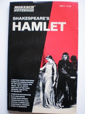 00514 Monarch Notes and Study Guides * SHAKSPEARE'S HAMLET