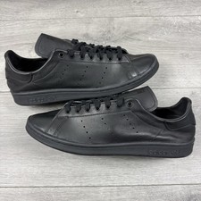 Adidas Stan Smith Decon in pelle 'Triple Black' - taglia UK 9,5 / EU 44