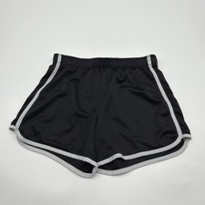 Justice Athletic Shorts Girls Size 12 Black Logo . 42977