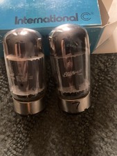 Vintage GE General Electric USA 6550A 6550 Tubes Pair X2 Maxi Tested