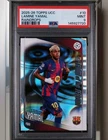 2025-26 Topps UEFA Club Competitions LAMINE YAMAL “RAINDROPS” PSA 9 "HOLO" SSP