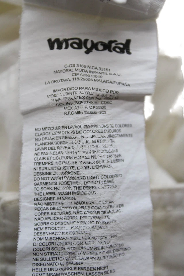 Chaqueta Mayoral para mujer de algodón con botones en contraste con cuello blanca talla 2 Foto 3 de 4