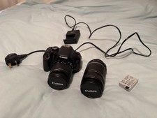 Canon EOS 600d DSLR Camera + EF-S 18-55mm and EFS 55-250mm zoom lenses