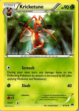 Kricketune 6/122 Uncommon XY BREAKpoint LP Pokemon Card