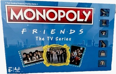 Hasbro Monopoly Friends The TV Series Board Game Complete Movie & TV Theme