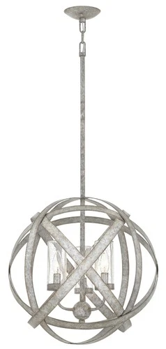 Hinkley Lighting 29703 Carson 120v 3 Light 18.5"W Open Air Cage - Grey - Picture 4 of 6