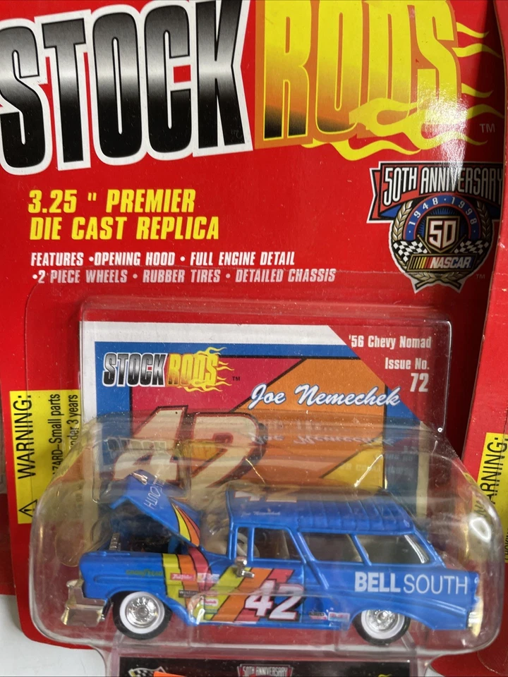 Joe Nemechek Derrike Cope Wally Dallenbach Stock Rods Racing Champions Lote de 24 Foto 2 de 4