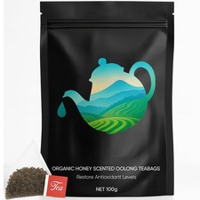 Oolong Tea Bags   Organic Whole Leaf Oolong   20 Bags 5g Each   Natural Rel...