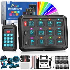 P1Y Wireless Remote 12 Gang RGB Switch Panel Circuit Relay System Multi-control