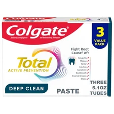 Total Active Prevention Deep Clean Toothpaste Anticavity Fluoride Toothpaste ...