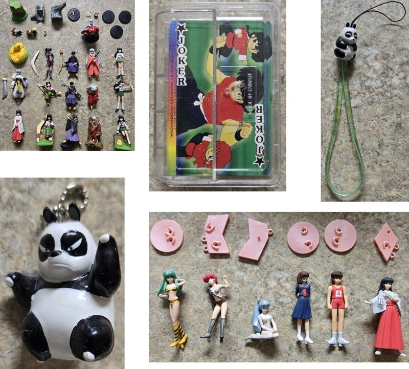 Rumiko Takahashi Collectibles Lot - Inu-Yasha, Urusei Yatsura, Ranma 1/2