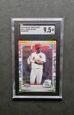 2020 Bowman Chrome Jordan Walker 1st Refractor SGC 9.5 Mint+