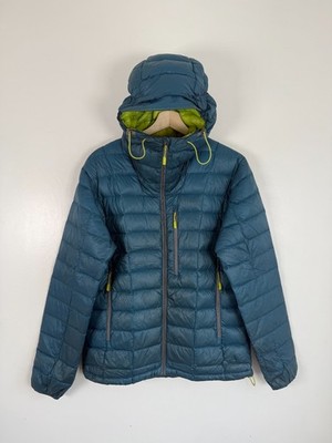 Rab Jacke Medium Herren Blau Continuum Endurance Puffer Daunenmantel mit Kapuze