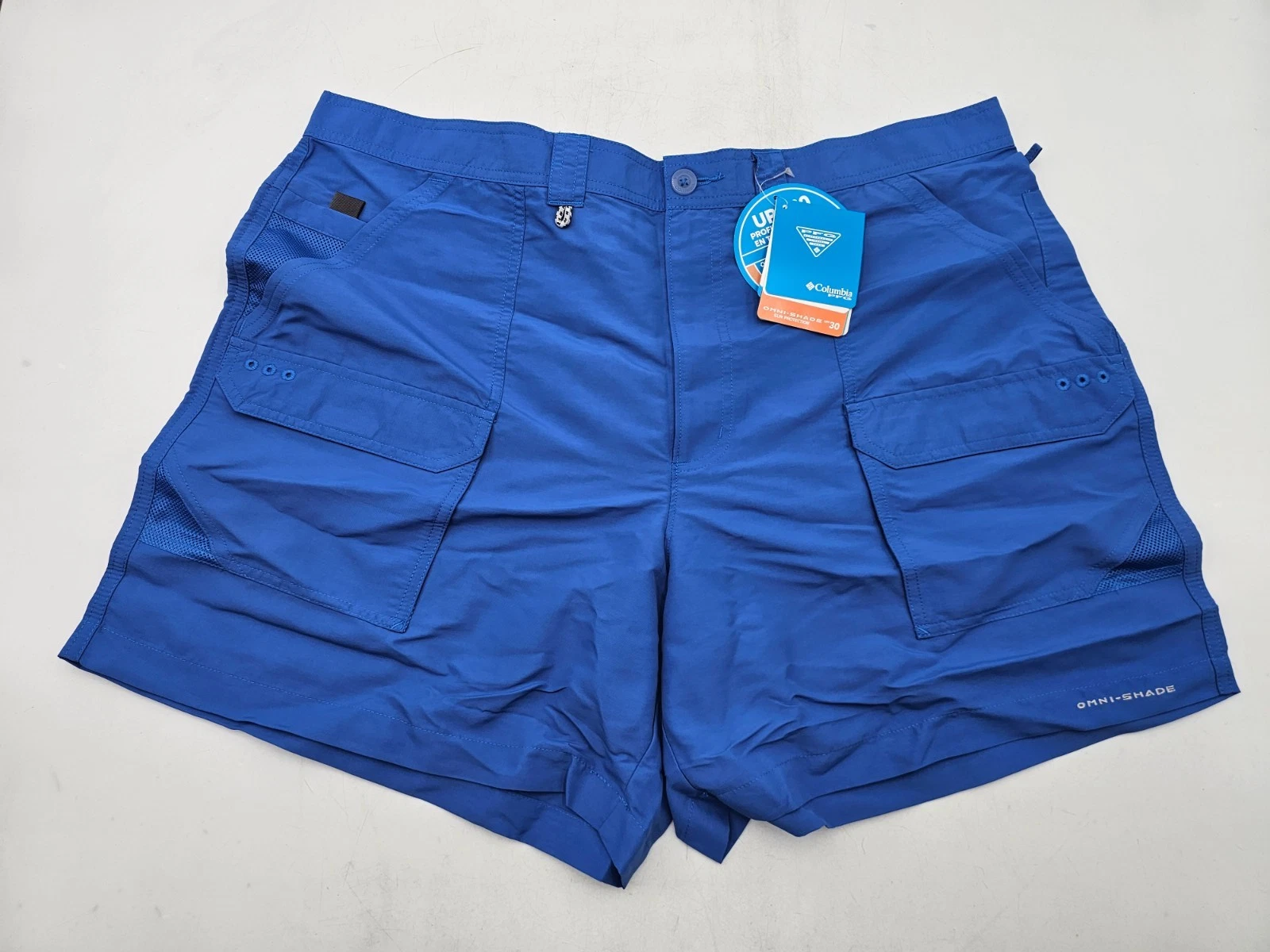 Columbia Shorts Mens 42 Permit II Omni-Shade Cargo PFG Fishing hiking