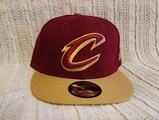 Cleveland Cavaliers New Era 9Fifty NBA Snapback Adjustable Hat Cap Maroon Gold