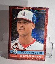 Topps 2025 Heritage Sparkle Trey Lipscomb Nationals #115 Baseball Card