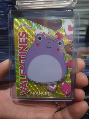 2024 Panini Squishmallows Francine Valentines Gold Wave #8 Card # /10 