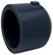Charlotte Pipe Cap Sch 80 Pvc 2 " Gray