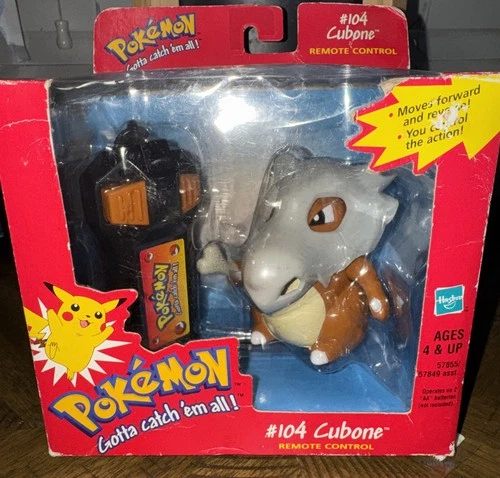 Pokemon Tomy Vintage Cubone RC Remote Control Toy Figure Works Great