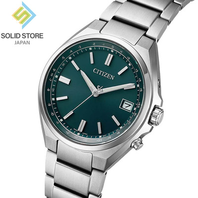 CITIZEN Collection CB1160-55W Titanium Eco-Drive Radio Controlled Green Dial