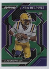 2024 Panini Prizm Draft Picks New Recruits Green Jayden Daniels #NR-JDS 11oh