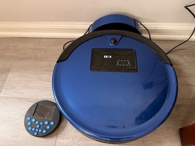 bObsweep PetHair Plus Robotic Vacuum Blue Bagless Cordless Auto Recharge UV-C