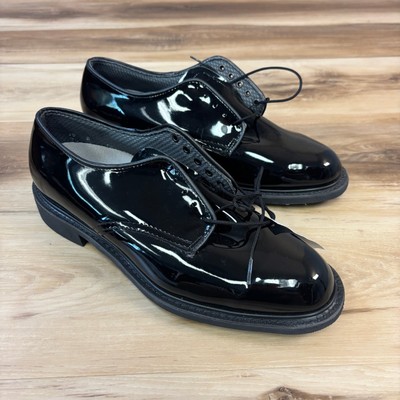 Capps High-gloss Patent Leather Military Uniform Oxford Shoes 10 Black Military Uniform Dress Shoe: Propper Glossy Patent Oxford main image 4