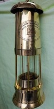X-mas Item Lamp Nautical 10" Polished Brass Ship Boat Miner Oil Lantern Lamp