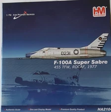 Hobby Master F-100A (HA2104) & SkyMax F-84G (SM6003), 2-planes ROCAF bundle, NEW