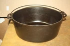 Vintage Griswold No.9 Dutch Oven 834C Block Logo Erie PA -  Cast Iron- No lid