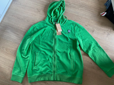 Globetrotter Herren Sweatshirt Hoodie, Gr. XXL, Kapuze, RV, neu mit Etiketten !