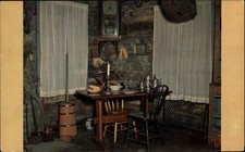 Cincinnati Ohio log home Rev James Kemper 1804 kitchen butter churn postcard