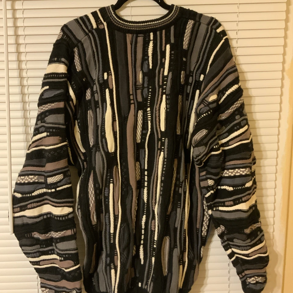 Cotton Traders Knit Sweater (Thick), XL, Cotton, Black - Image 4 of 4