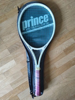 Prince 1986 Spectrum Comp 110 Tennis Racket Grip 3 Gut Zustand mit Tasche