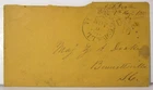 1864 CONFEDERATE CIVIL WAR STAMPLESS SOLDIERS DUE COVER - 8th SOUTH CAROLINA VOL