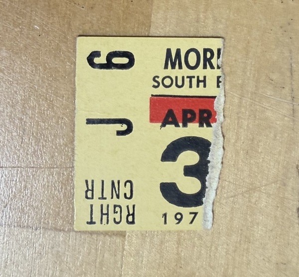 Henry Fonda as Clarence Darrow Concert Ticket Stub South Bend Indiana IN Vtg