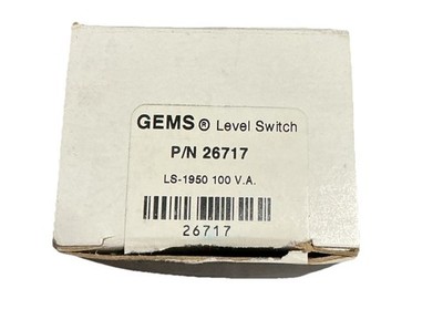 Gems LS-1950 Level Switch 26717 100 V.A. Metal Silver Industrial Application