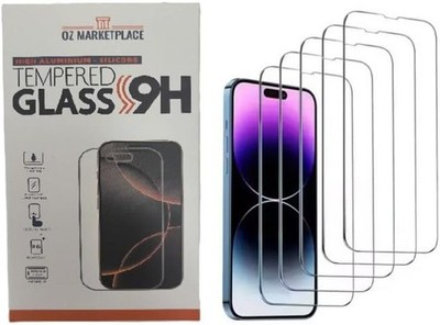 HD CLEAR [5 Pack] Alu-Sil 9H Tempered Glass Screen Protectors for Xiaomi 12T, 12