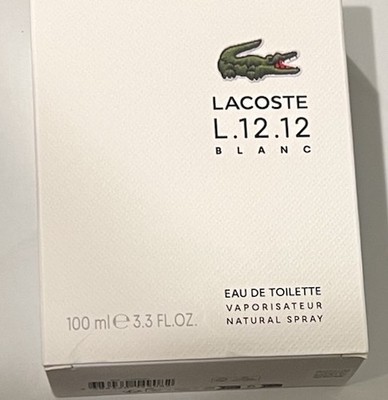 Lacoste L.12.12 Blanc Eau de Toilette 100ml - Brand New In Box