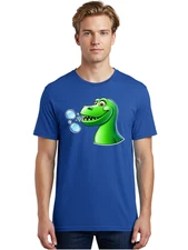 Bubble-T-Rex Mens Graphic Tee, 100% Cotton, Casual Summer Wear