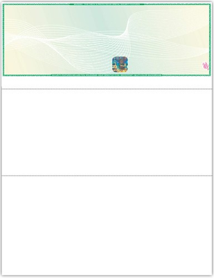 #ad EZ Checks Premium High Security Check Paper with Hologram 500 Sheets Green... $162.11