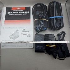 Lot 6 JVC GR-AX55/AX35/AX25 Camera-Recorder/Player Camcorder Accessories
