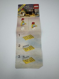 Genuine LEGO 6235 Buried Treasure Instruction Manual Only Wear No Bricks