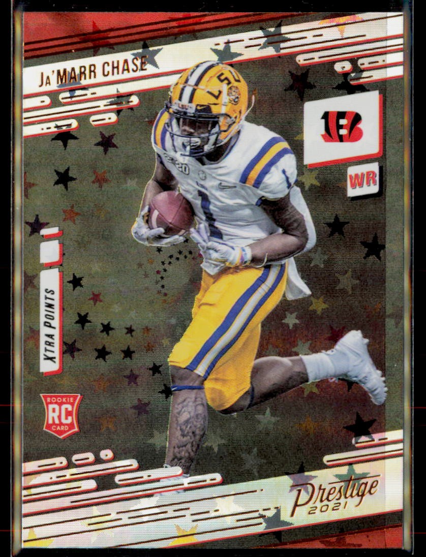 2021 Panini Prestige #212 Ja'Marr Chase Xtra Points Astral