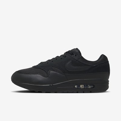 Nike Air Max 1 ESS Essential Triple Black Blackout FZ5808-006 sz 8 Men's