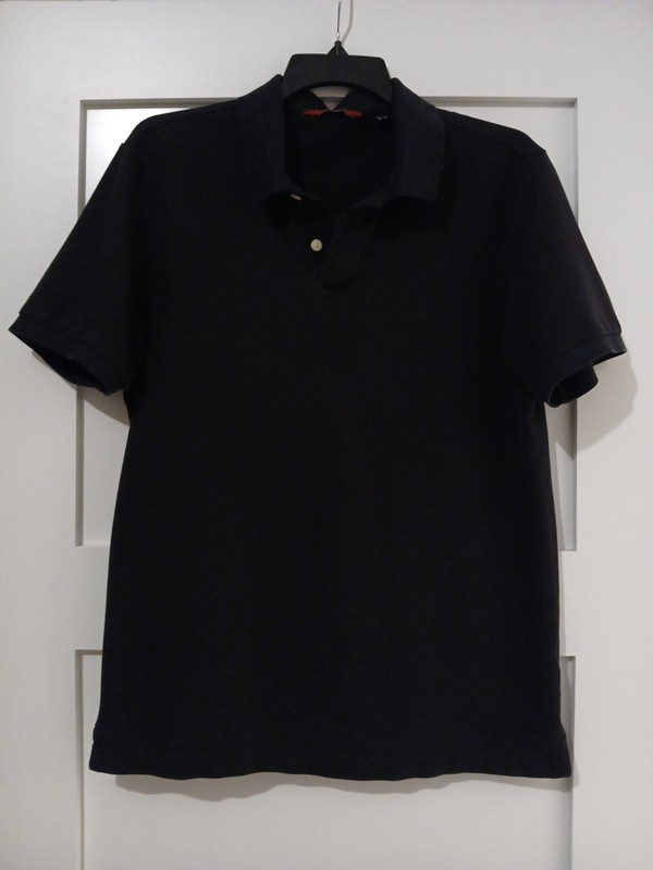 Izod Women's XL Black Collared Short Sleeved Shirt Button Up Shirt